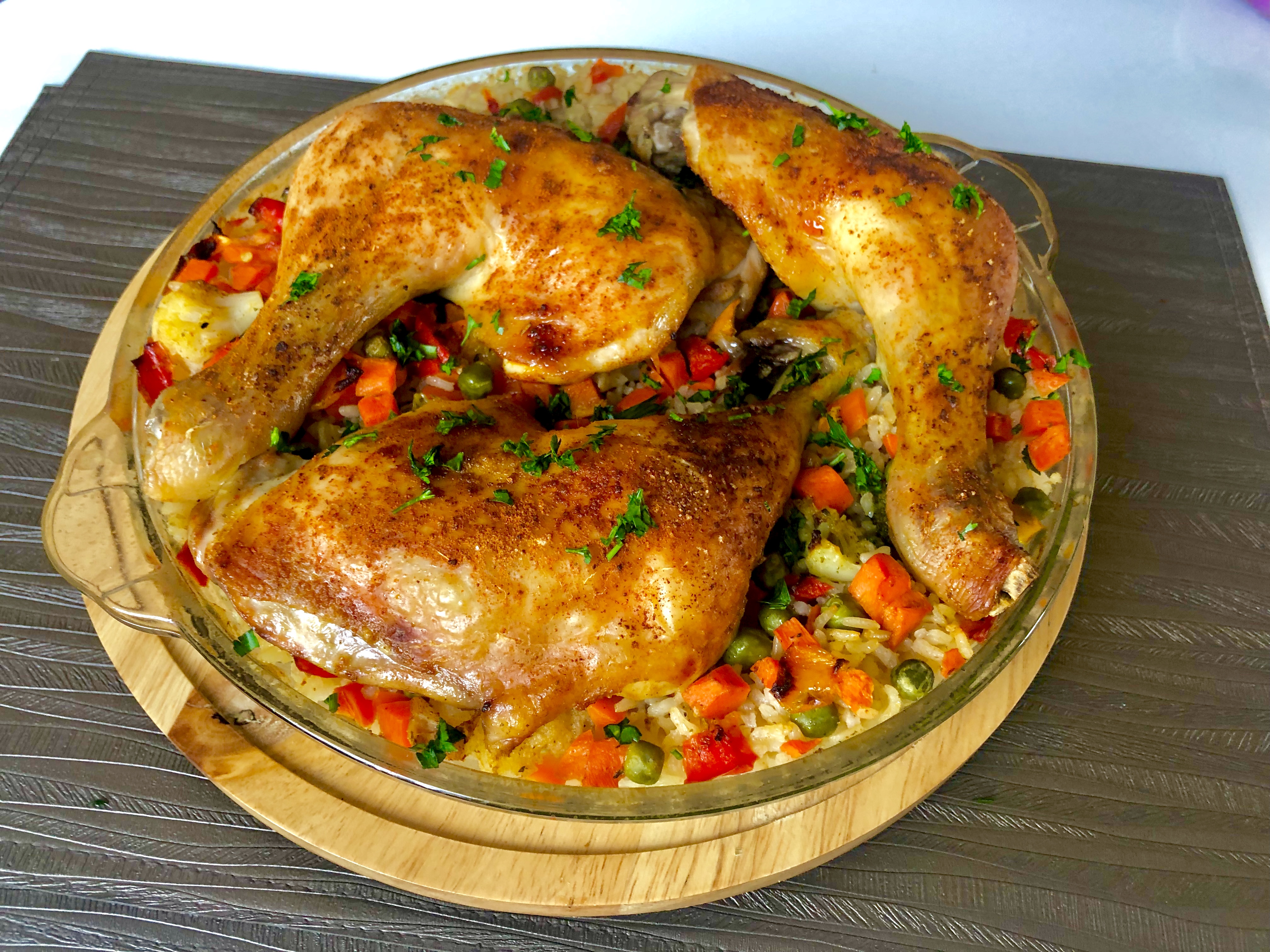 kurczak pieczony z warzywami