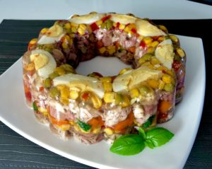 Galart drobiowo-wieprzowy z warzywami i jajkiem - 917A7B32 A7D1 44B7 9EC8 695AA7186D22