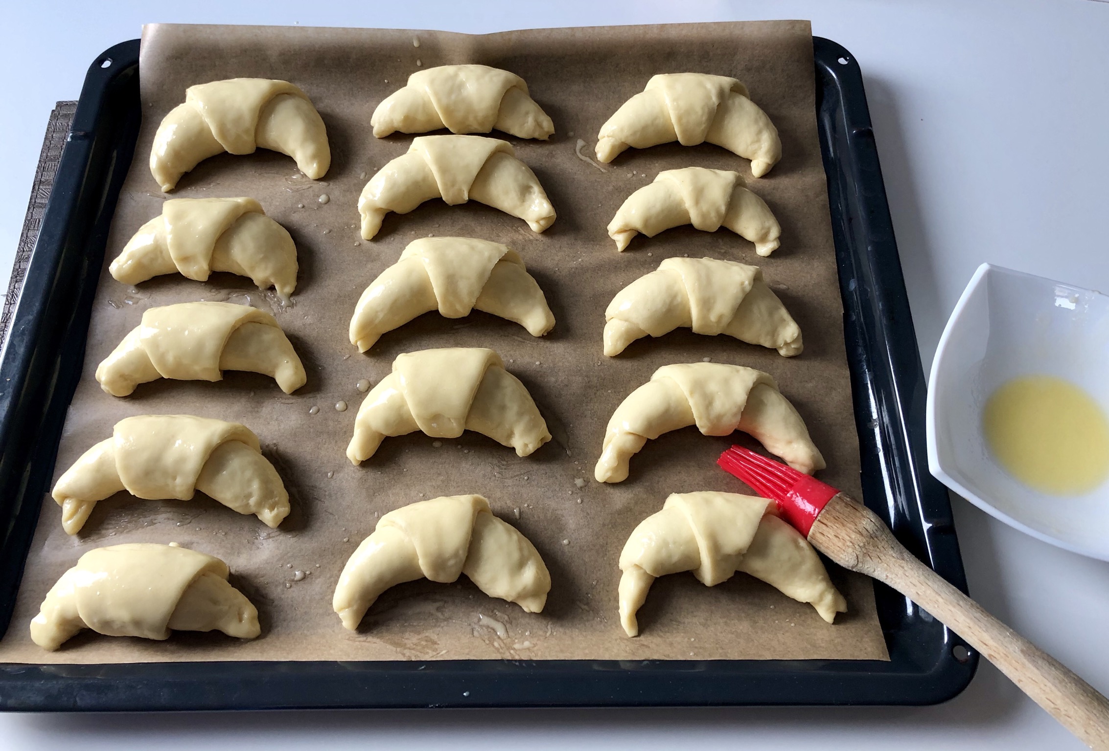 Rogaliki z jabłkami i cynamonem