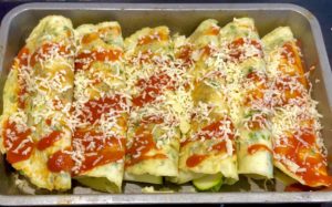 Pyszne naleśniki zapiekane z mozzarellą i warzywami - 1F76D877 6433 444B AA27 9958B5918325