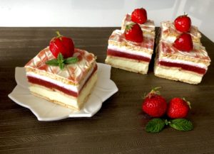 3 bit z truskawkami - ciasto bez pieczenia! - 45A79FF4 A41E 4EF9 A62B 3728E7B86279