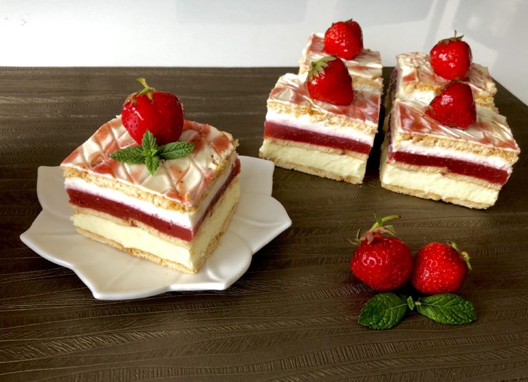 3 bit z truskawkami - ciasto bez pieczenia! - 45A79FF4 A41E 4EF9 A62B 3728E7B86279