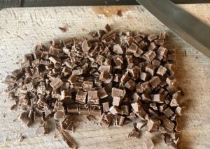 Kopiec kreta z truskawkami i bananami - przepis na dużą blachę - 6E333D28 E283 472B A1E2 78EE61BA2FF7