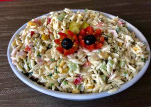 Sałatka Orzo - z makaronem, szynką i warzywami - EE2475B9 D3FA 470D A8D3 C6A03BC5B880