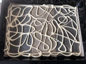 rolada żyrafa z owocami krok po kroku