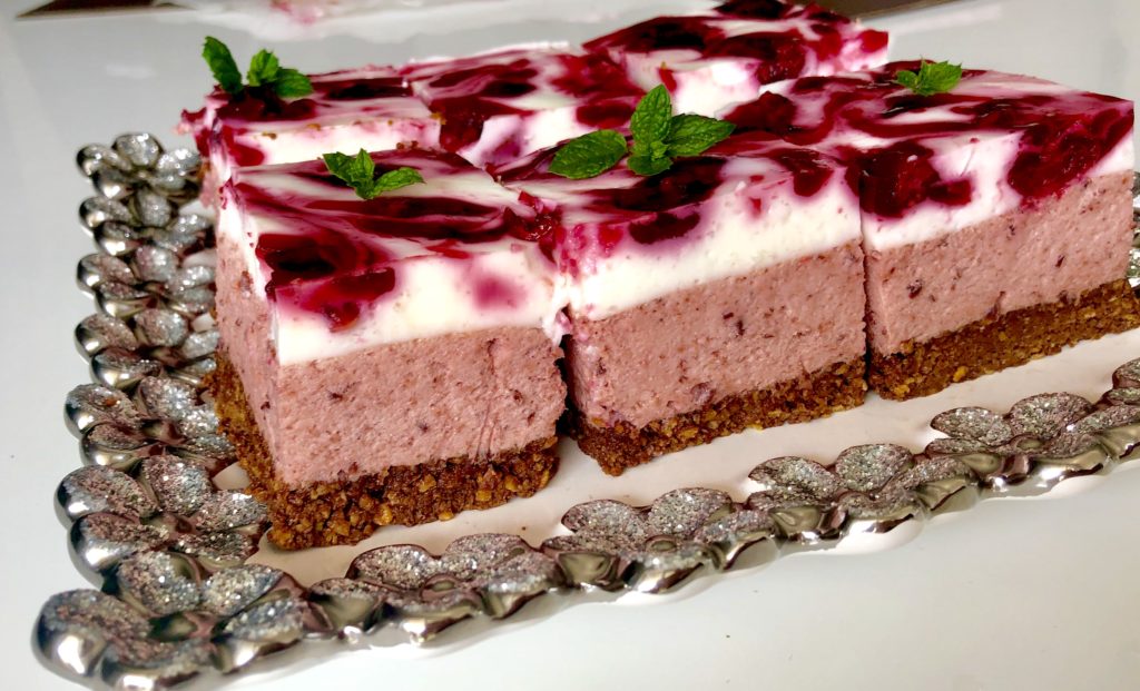 Malaga – wiśniowe ciasto bez pieczenia