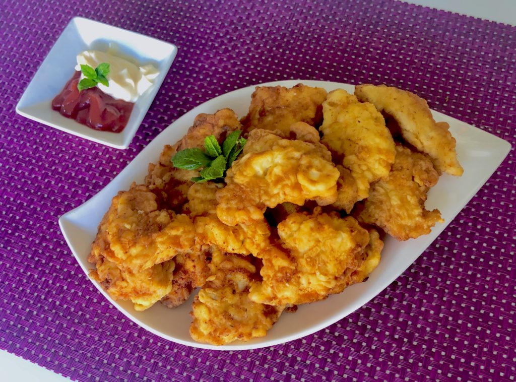 Chrupiące jogurtowe kąski z kurczaka