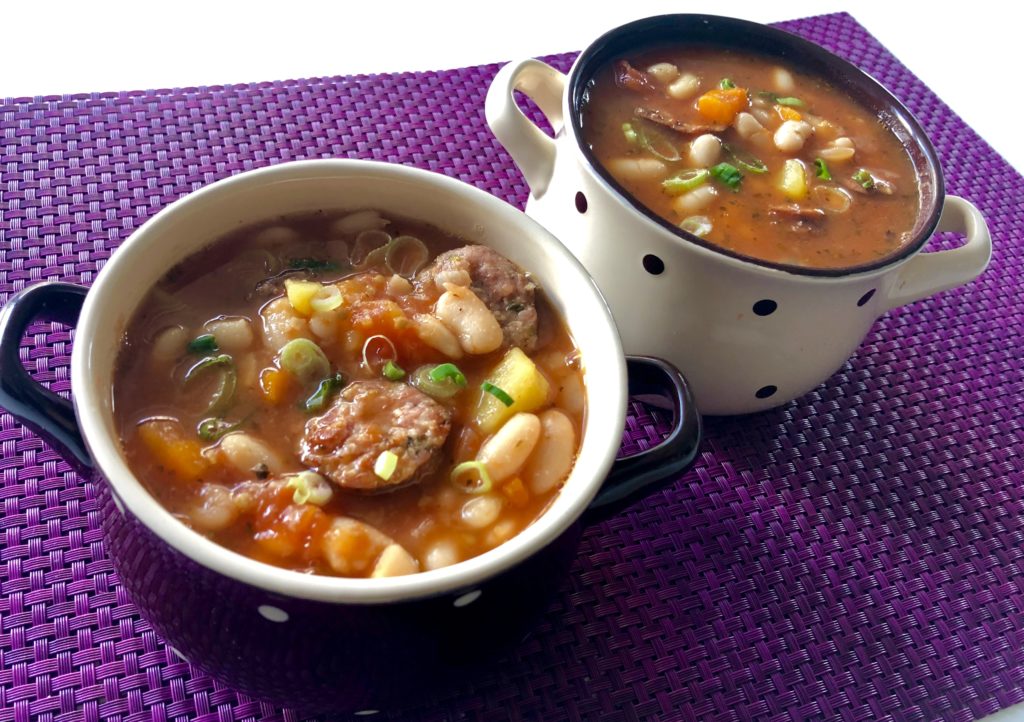 Chłopski garnek z fasolką