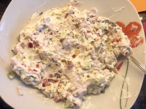 Koreczki z tortilli z serkiem szynką i warzywami - 2ED16662 31F1 4BA4 9176 8800974D2A71