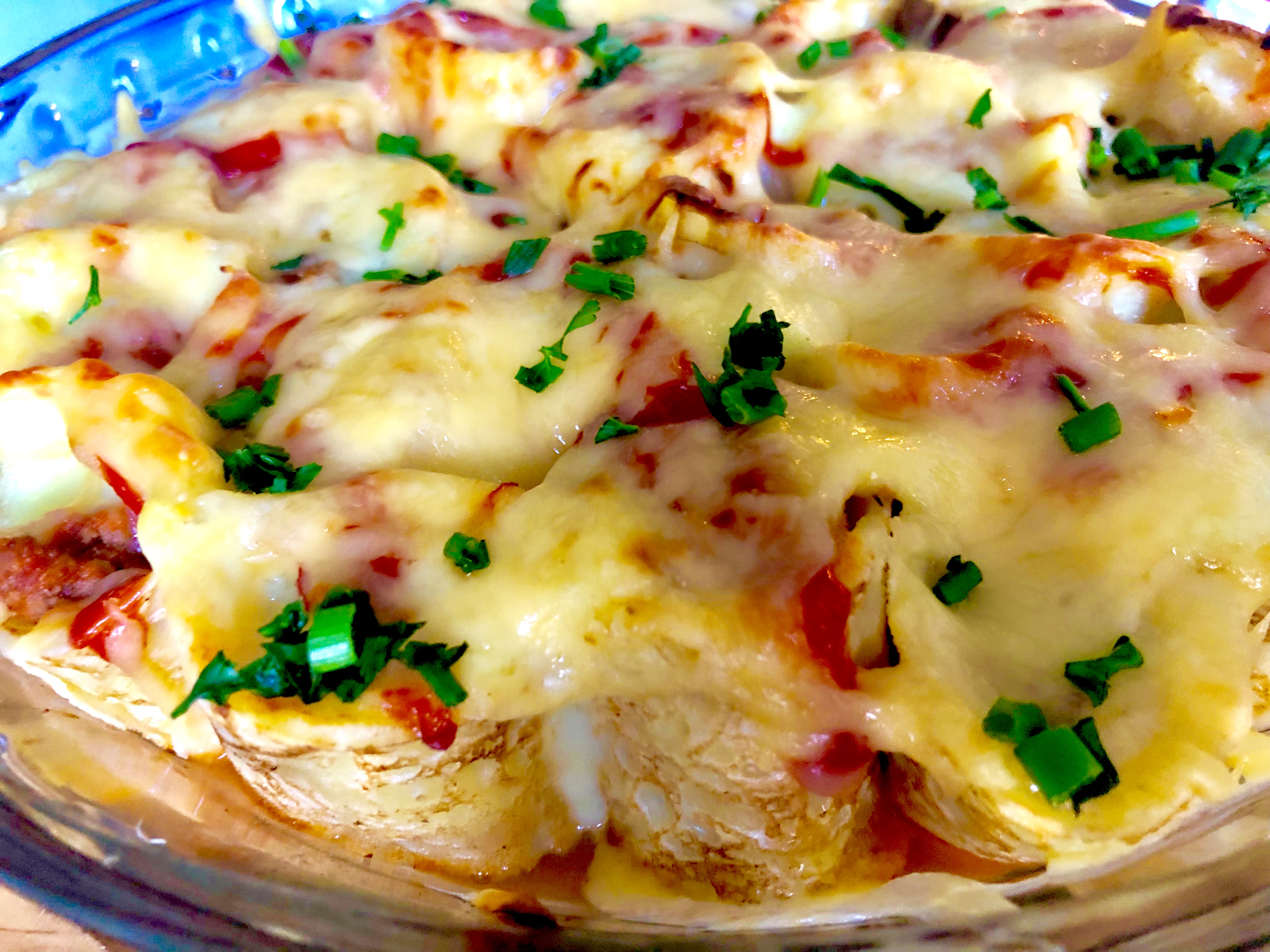 Naleśniki po bolońsku zapiekane pod beszamelem - 6191C630 16B5 48FD 8296 1AFAA809086F