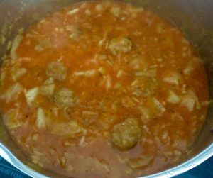 Zupa gołąbkowa z klopsikami - 6C33FD6D FBEE 4D88 A230 AA4A3B655288