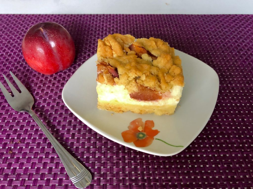 Ciasto styropian ze śliwkami