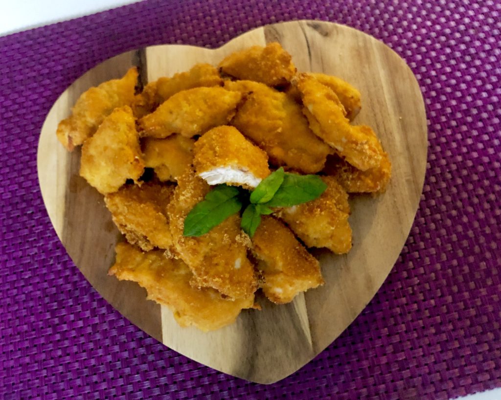 Pieczone nuggetsy z kurczaka