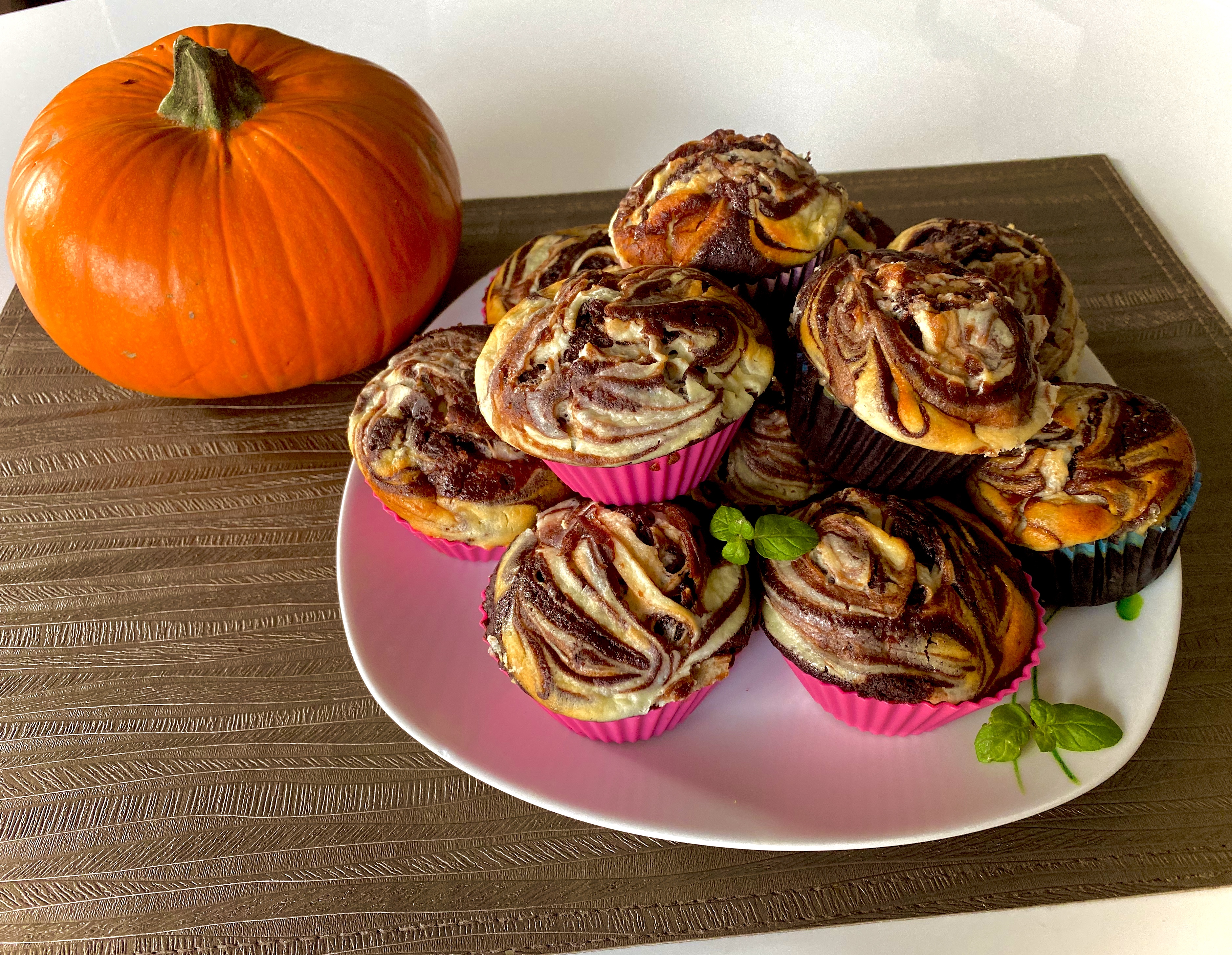 Babeczki czekoladowe z nadzieniem serowo-dyniowym - 37328ADD 33CD 45C0 B831 4663898A835A