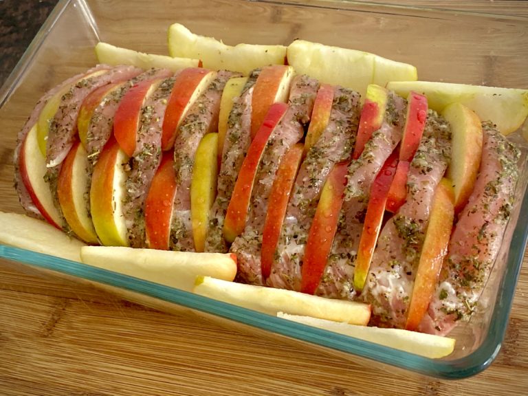 Schab pieczony z jabłkami - 8566E046 4355 4B86 BD98 4E89FC3537DC