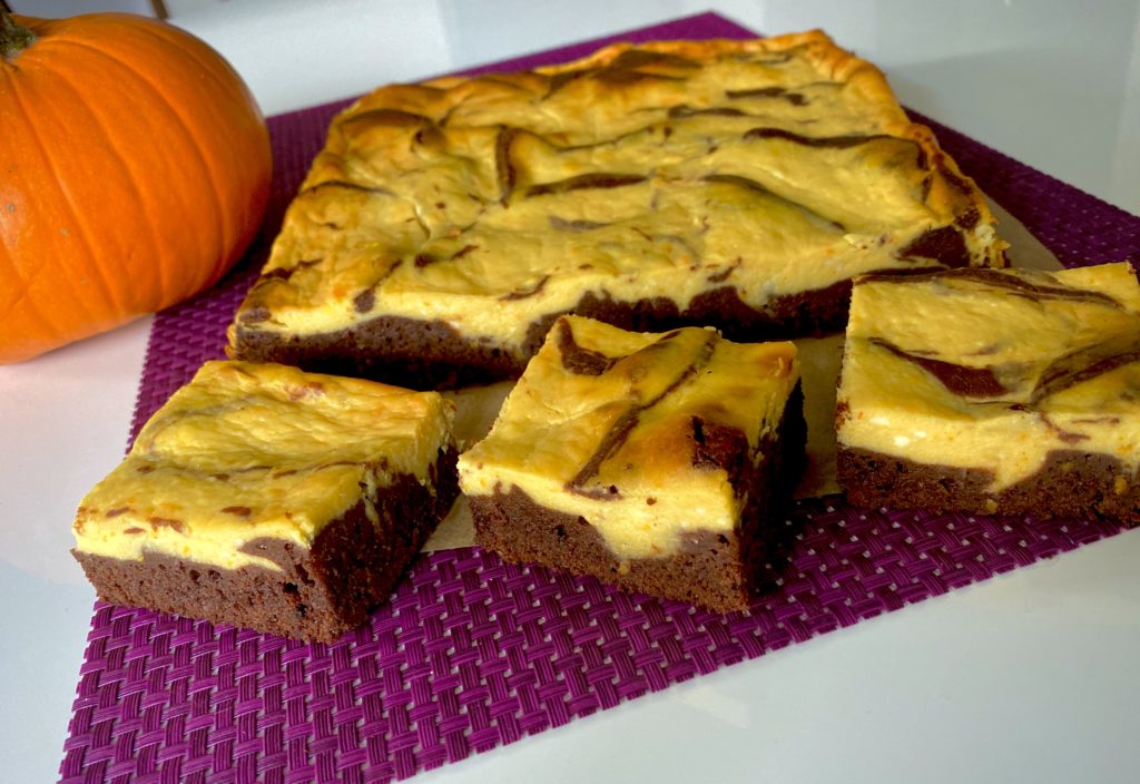 Sernikobrownie z dynią