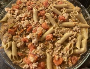 Zapiekanka makaronowa z mięsem mielonym - C3177C9E 1392 40DC 955D CA7C701491AB