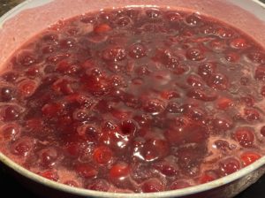 frużelina wiśniowa do ciasta makowego