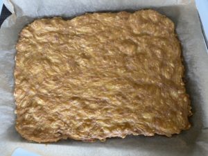 Upieczony spód serowy do rolady z polędwiczką