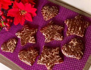 Pierniczki w polewie czekoladowej