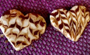 gotowe pierniczki w polewie czekoladowej