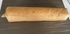 Rolada serowa z polędwiczką wieprzową przed pieczeniem