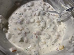 łączenie żelatyny z masą serową