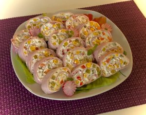 Roladki z szynki - pyszna przekąska na imprezę - B8FE3702 783A 4367 B2B6 30B876A3C6BF