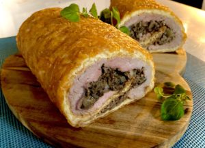 Rolada serowa z polędwiczką wieprzową