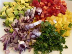 Warzywa do farszu do roladki drobiowe po meksykańsku