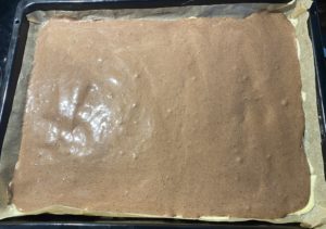 Rolada żyrafa z bananami i czekoladą - FDEA2B86 410B 4181 9C46 5E549BFE4883