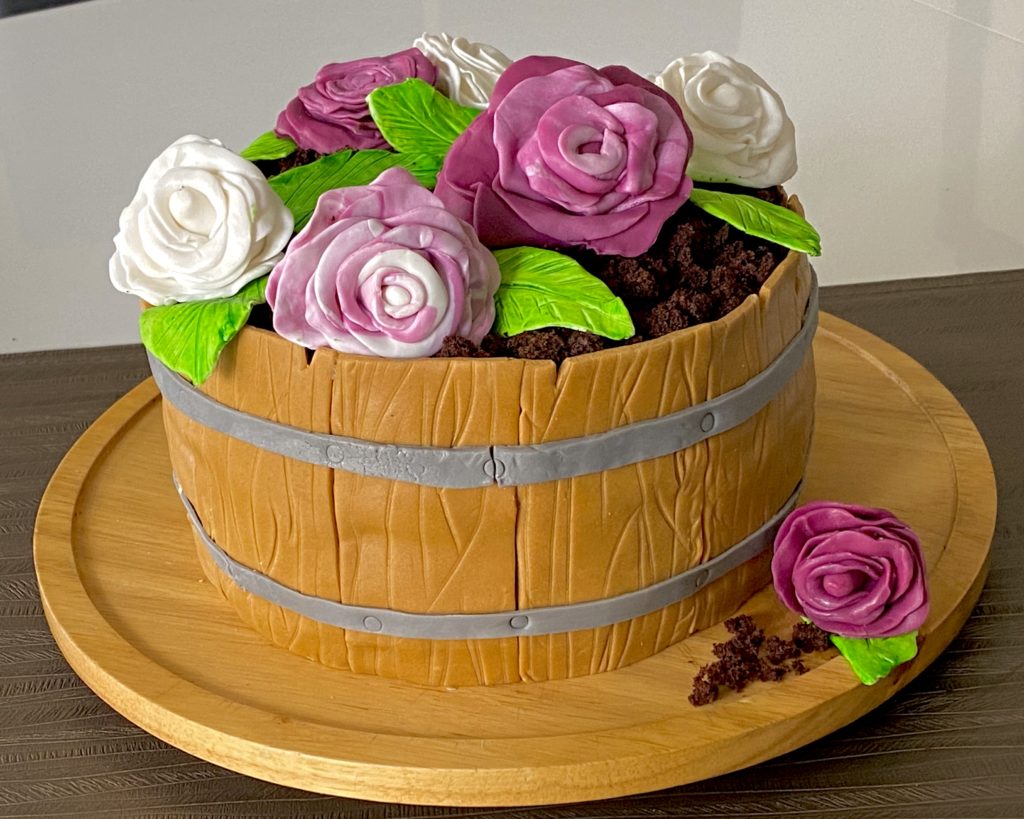 Tort donica z kwiatami – przepis krok po kroku