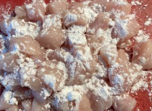 kurczak obtoczony w mące