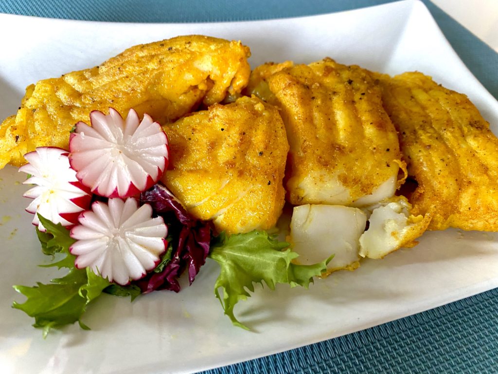 Ryba w chrupiącej panierce curry