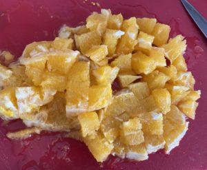 Mazurki pomarańczowe z białą czekoladą - 7A8936EF 29DD 4527 9A4B C702383B431B