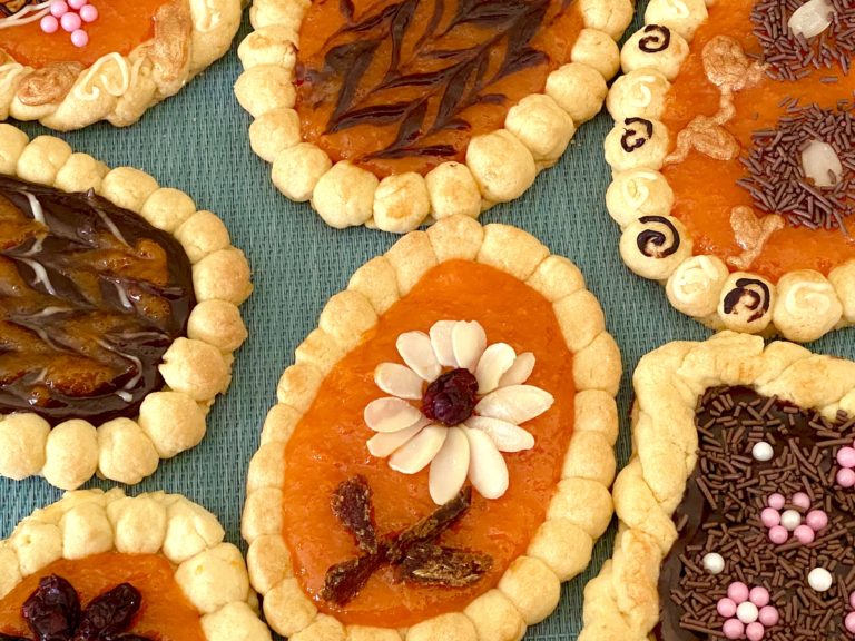 Mazurki pomarańczowe z białą czekoladą - DF0C6065 0DB1 4551 8EE4 C8136A0F0D3A