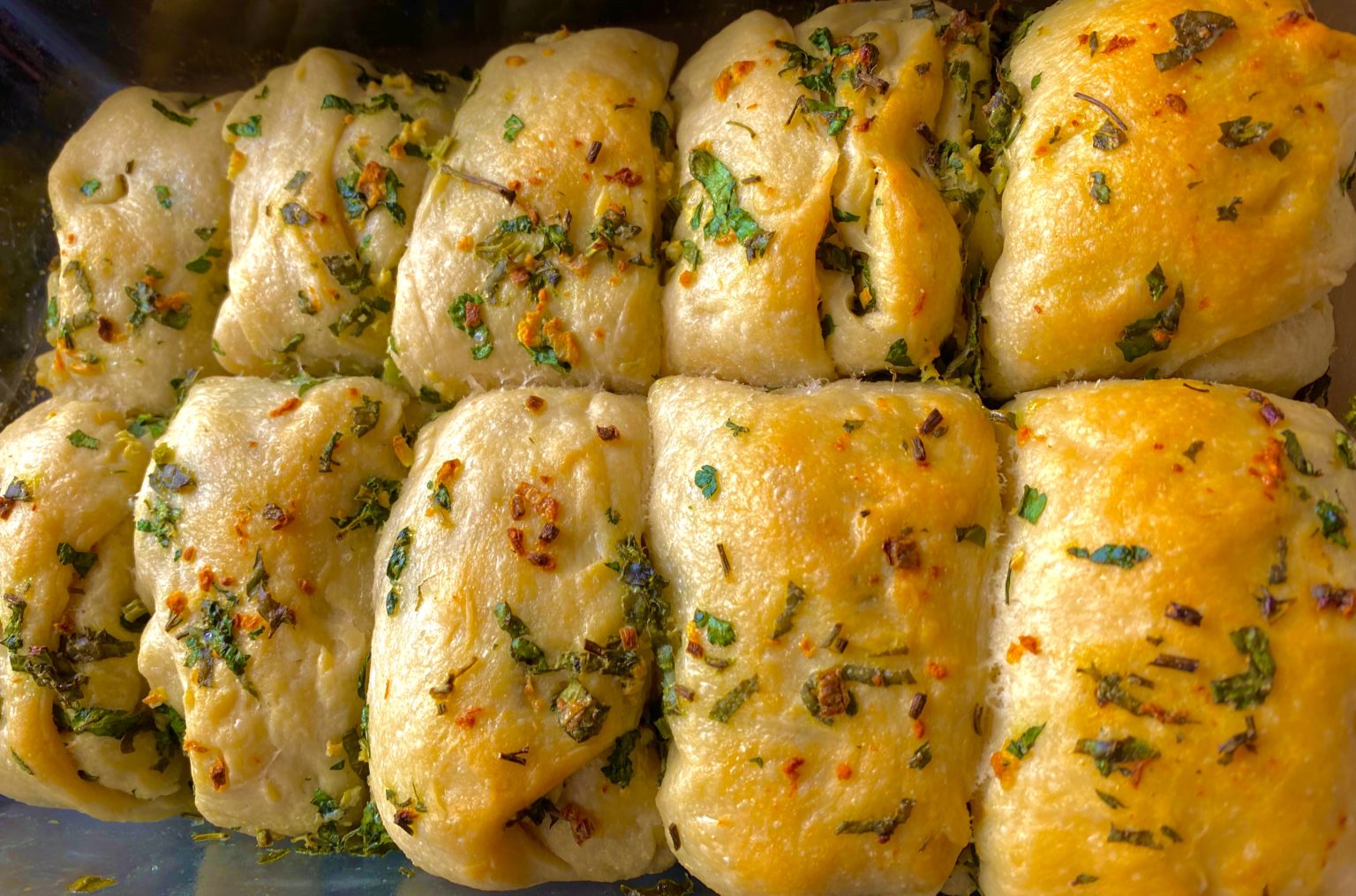 Odrywane bułki ziołowe - 3B9621AA 54B4 4D6C 9ED9 1F968A3A60B5