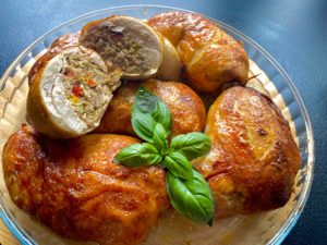 Udka kurczaka faszerowane mięsem i warzywami - 89E502F6 F6AA 44E4 9A3A 19EBCBB46227