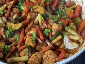 Orientalny kurczak z warzywami i makaronem - E873E5F3 B960 46B1 984D 2D804CAFB59B