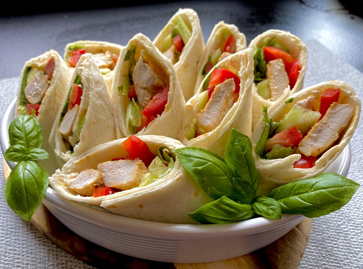 Mini wrapy z kurczakiem - 8D8673E2 4FD9 4E29 9797 0910BD83A767