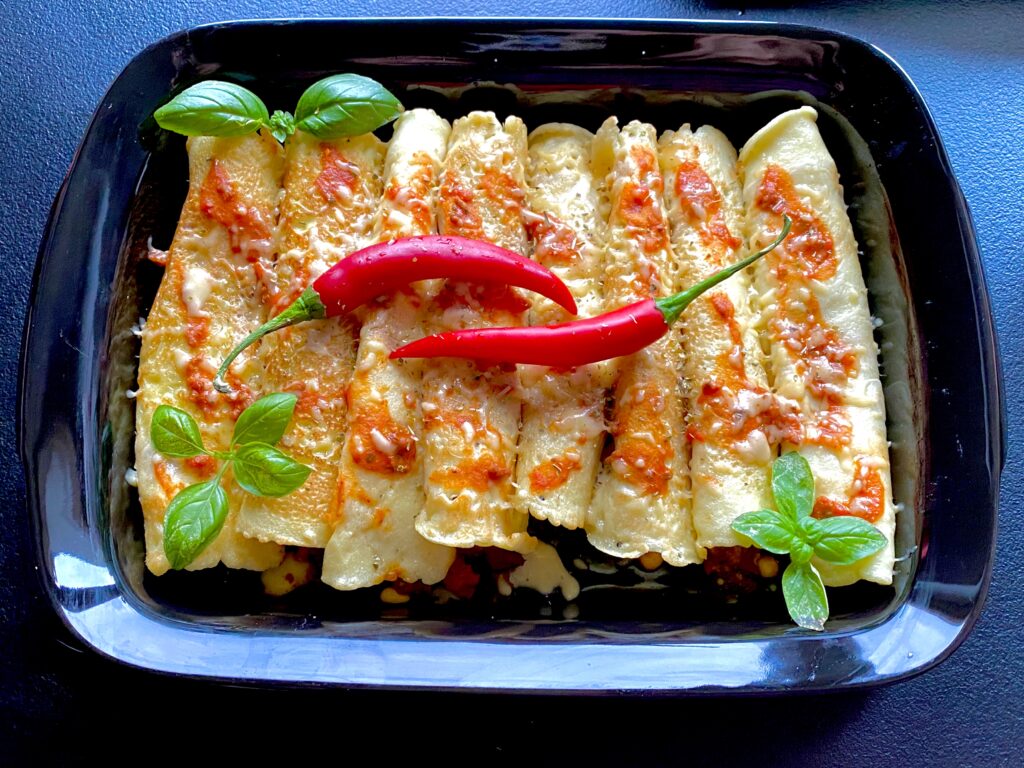 Zapiekane naleśniki a’la burrito