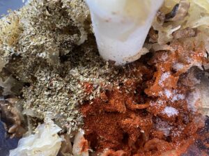 farsz z kapusty i grzybów