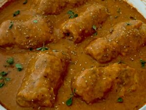 Swojskie roladki z karkówki