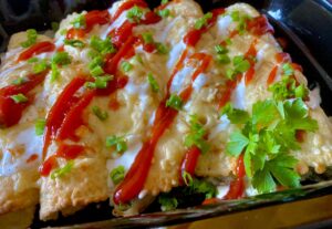 chrupiące naleśniki zapiekane