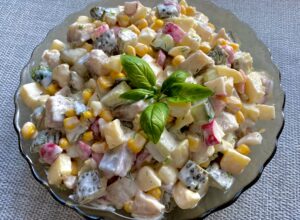 Pyszna sałatka śledziowa