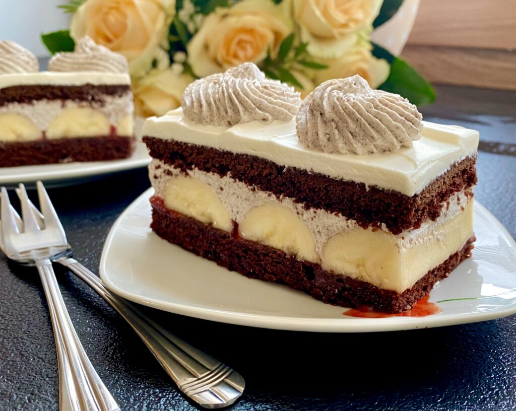 Ciasto Oreo z bananami