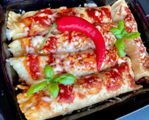 Zapiekane naleśniki po meksykańsku - 5DFAEF49 C8BE 450A B8C7 320CA24381C0