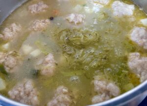 Zupa klopsowa zakwaszana - 4BC676F3 2F56 4556 855B 42413428E411