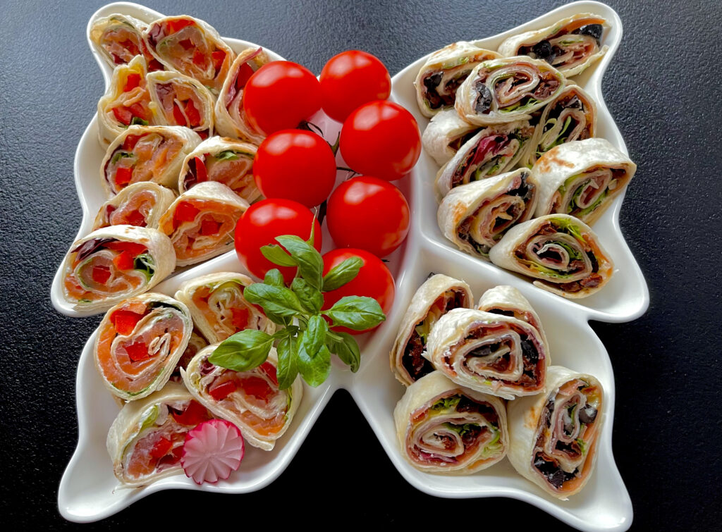 Roladki z tortilli na dwa sposoby