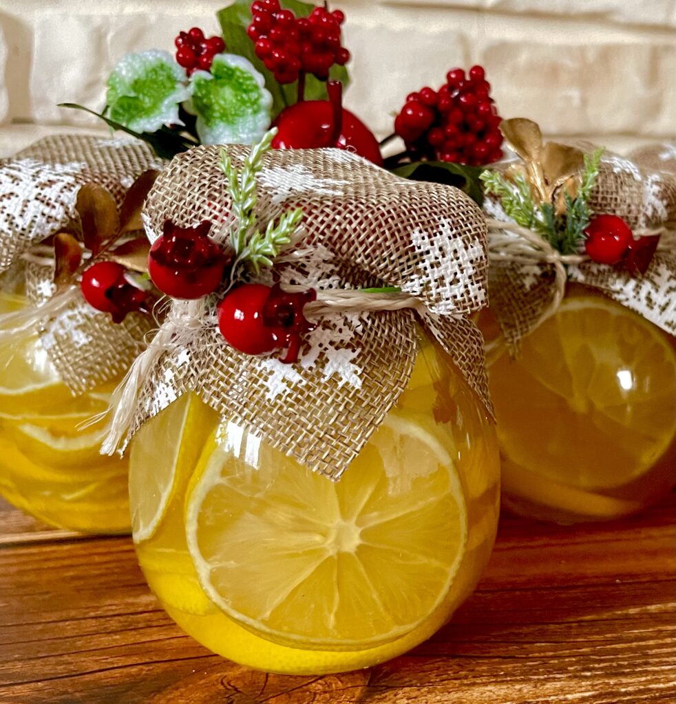 Cytrynki w miodzie z rumem